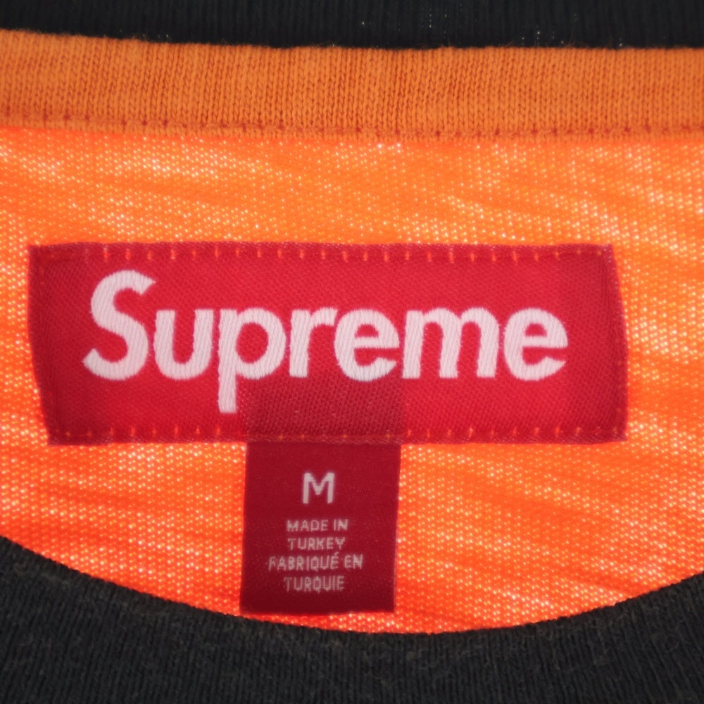 SUPREME(シュプリーム) 25AW Dash Snow S/S Top ダッシュスノー クルーネック半袖Tシャツ カットソー オレンジ