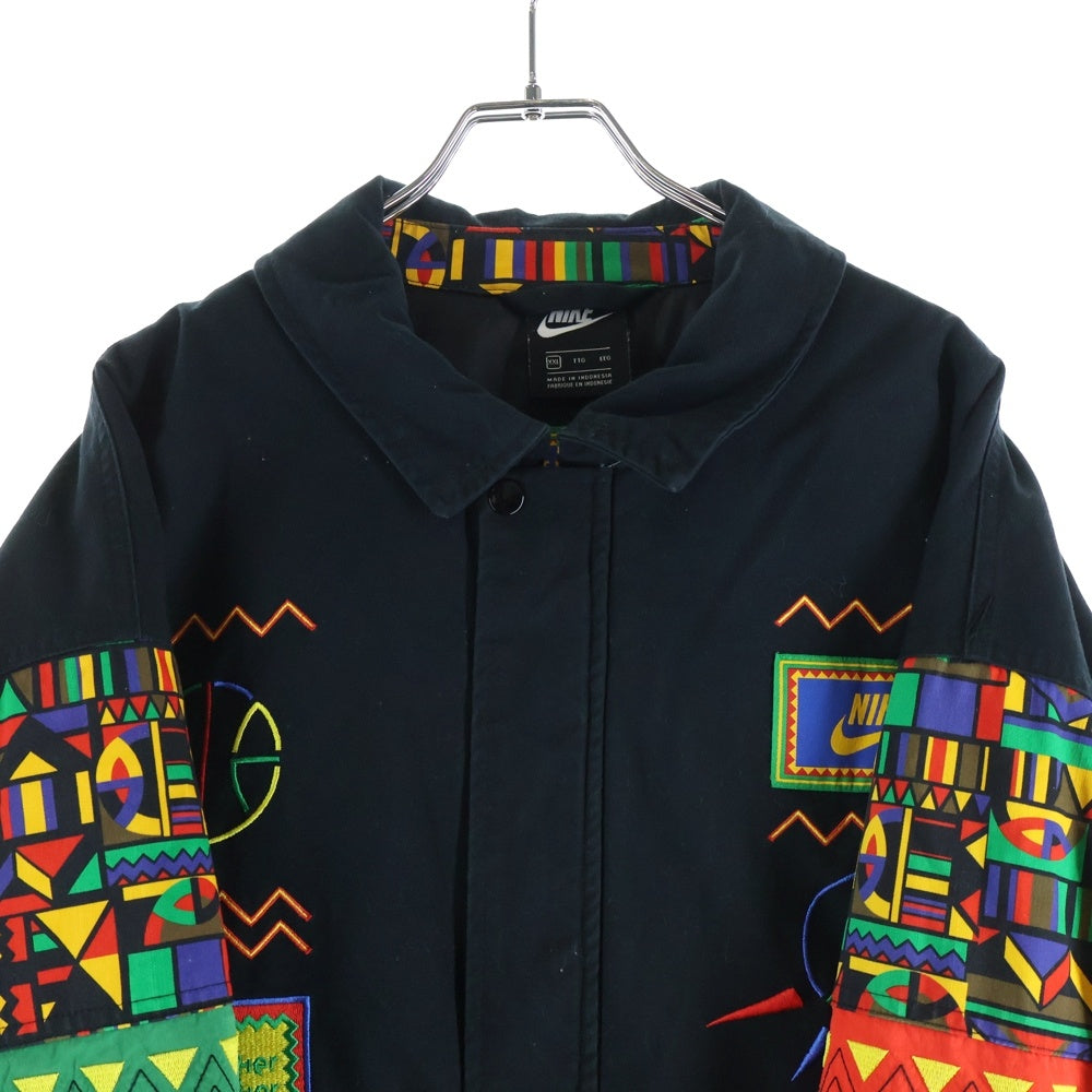 NIKE(ナイキ) REISSUE WOVEN JACKET リイシュー ウーブン ジップアップ ボンバージャケット ブラック CU4213-010