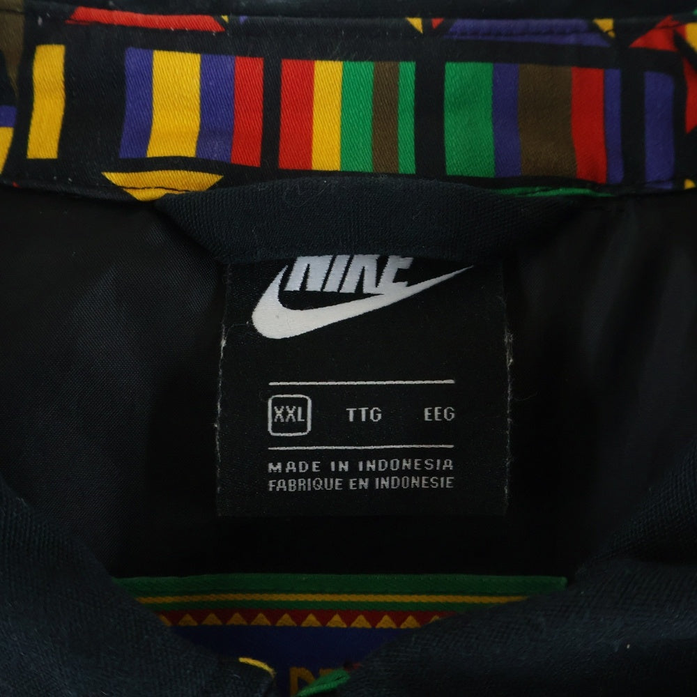 NIKE(ナイキ) REISSUE WOVEN JACKET リイシュー ウーブン ジップアップ ボンバージャケット ブラック CU4213-010