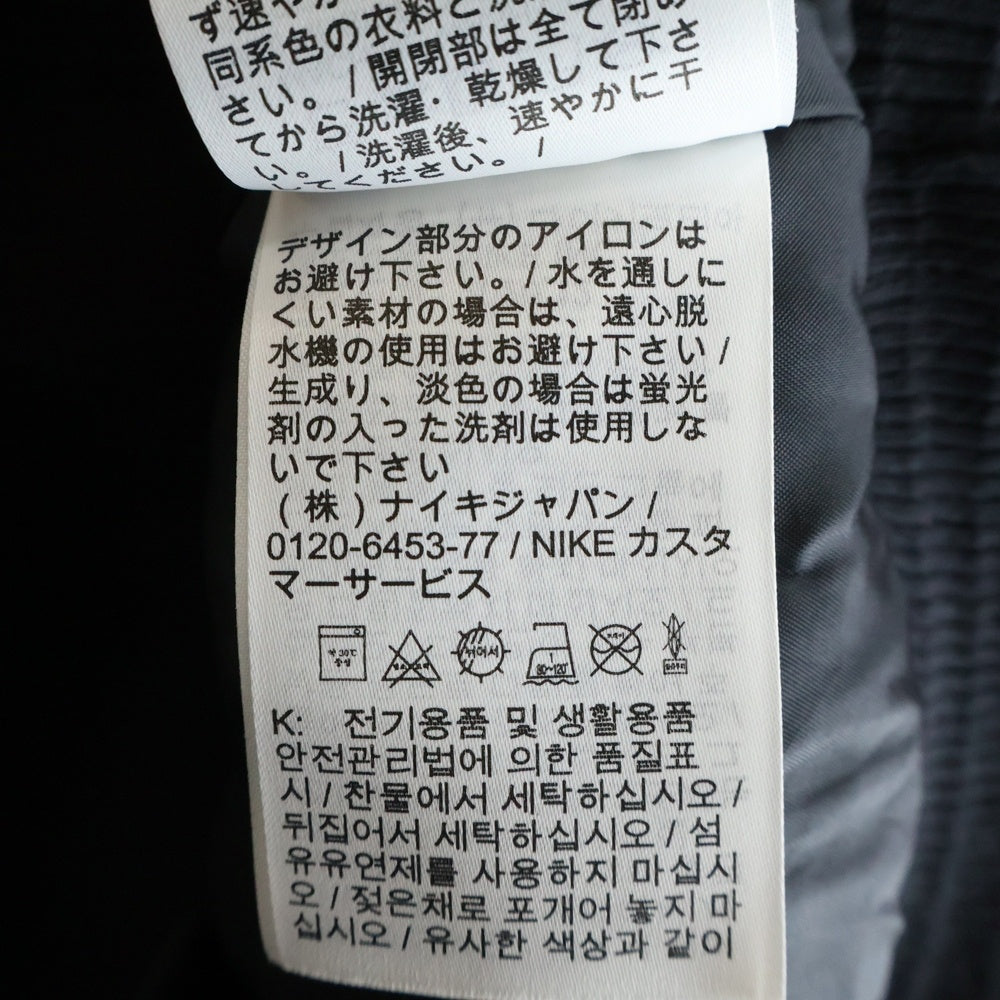 NIKE(ナイキ) REISSUE WOVEN JACKET リイシュー ウーブン ジップアップ ボンバージャケット ブラック CU4213-010