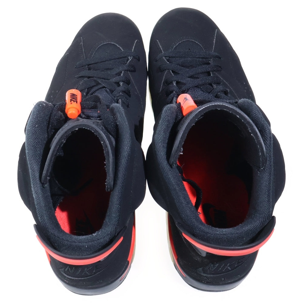 NIKE(ナイキ) AIR JORDAN 6 RETRO OG BLACK INFRARED エアジョーダン 6 インフラレッド ハイカットスニーカー ブラック/レッド US11/29cm 384664-060