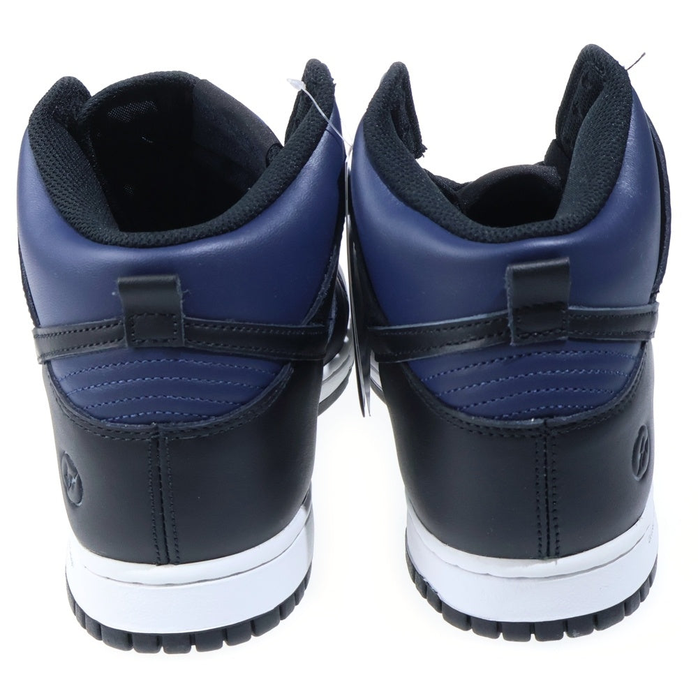 NIKE(ナイキ) ×FRAGMENT DESIGN DUNK HIGH TOKYO フラグメントデザイン ダンク トウキョウ ハイカット スニーカー ブラック/ネイビー US10.5/28.5cm DJ0383-400