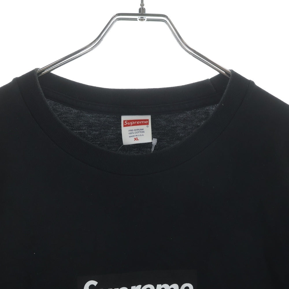 SUPREME(シュプリーム) 17AW Box Logo L/S Tee ボックスロゴ ロングスリーブ クルーネック長袖Tシャツ カットソー ブラック