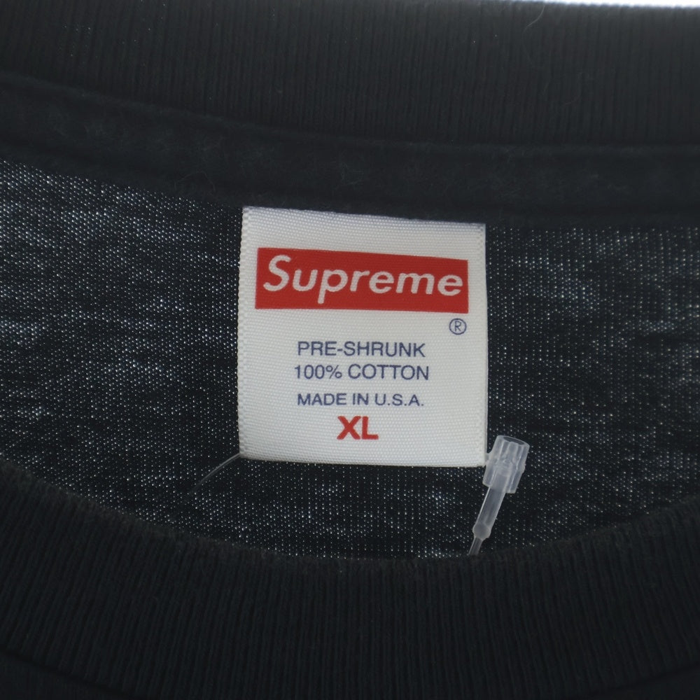 SUPREME(シュプリーム) 17AW Box Logo L/S Tee ボックスロゴ ロングスリーブ クルーネック長袖Tシャツ カットソー ブラック