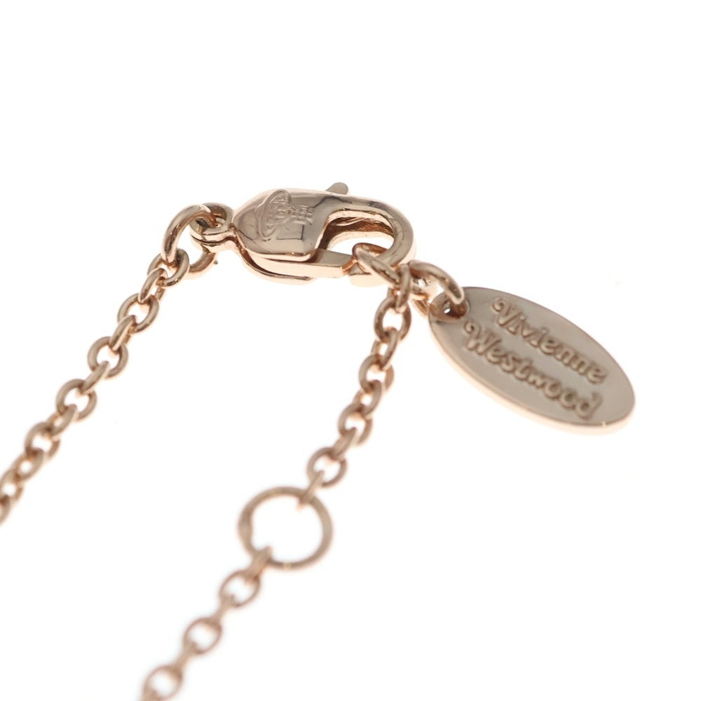 Vivienne Westwood(ヴィヴィアンウエストウッド) MAYFAIR BAS RELIEF メイフェアーバスレリーフ オーブ ネックレス ペンダント ピンクゴールド レディース