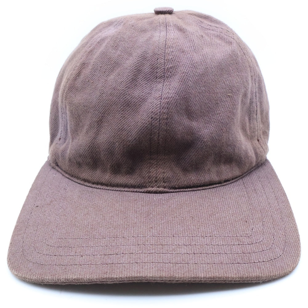 JIL SANDER(ジルサンダー) コットン 6パネル キャップ 帽子 ブラウン JSMU590349