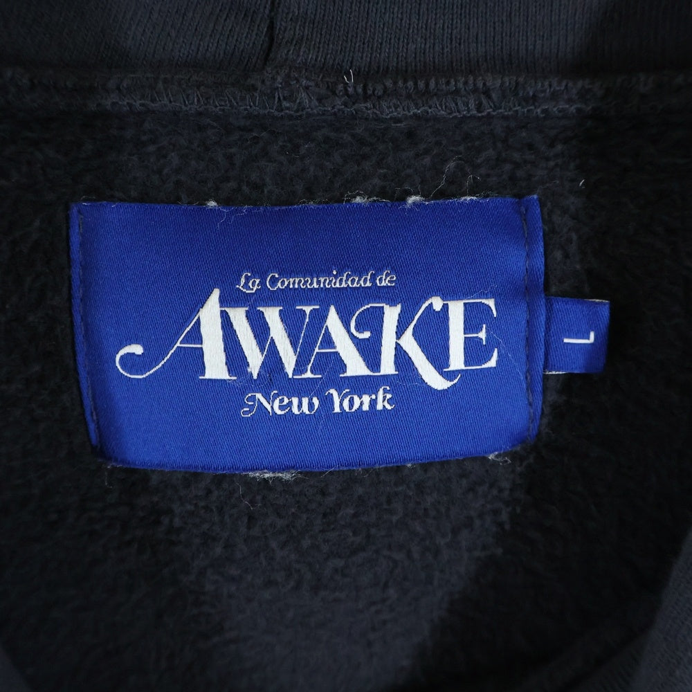 AWAKE(アウェイク) ×ISLAND SNOW HAWAII COLLECTION HOODIE アイランド スノー ハワイコレクション フーデットスウェットパーカー ブラック