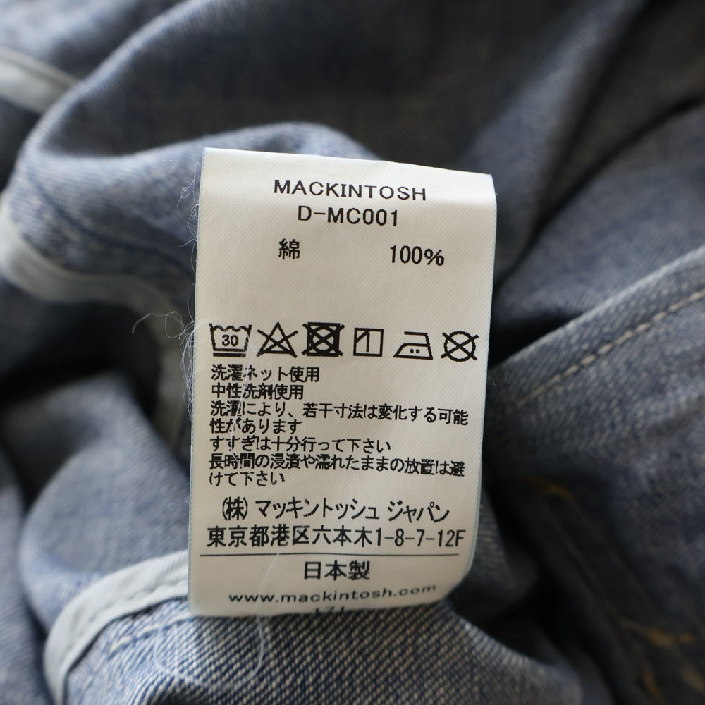 MACKINTOSH(マッキントッシュ) デニム ステンカラーコート インディゴ D-MC001
