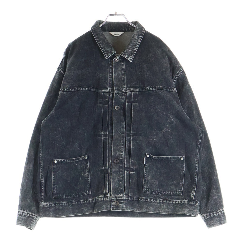 Name.(ネーム) 23AW ARP REMAKE 1ST DENIM JACKET デニムジャケット ブラック NMJK-001
