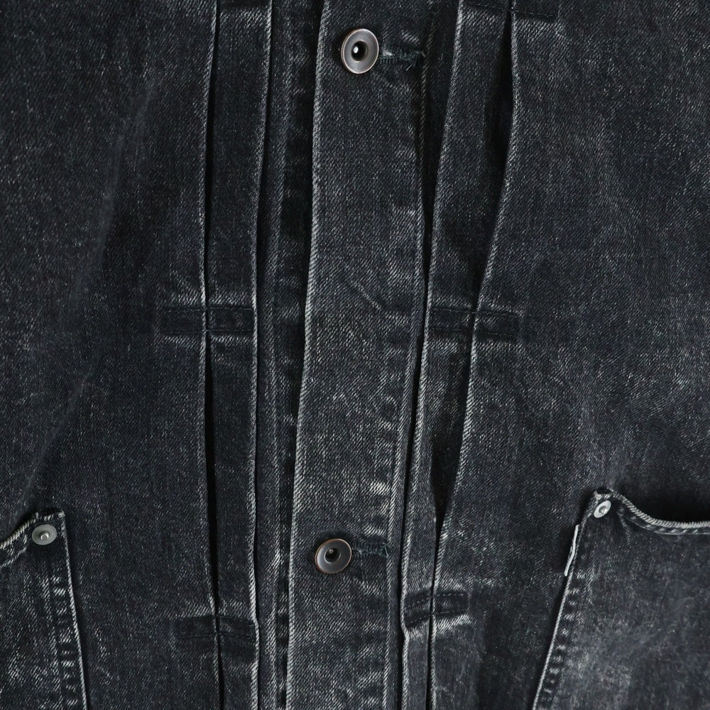Name.(ネーム) 23AW ARP REMAKE 1ST DENIM JACKET デニムジャケット ブラック NMJK-001