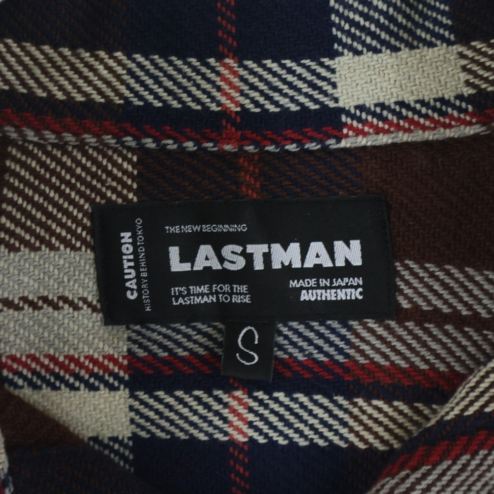 LASTMAN(ラストマン) 25AW DAMAGED FLANNEL SHIRTS ダメージ加工 長袖