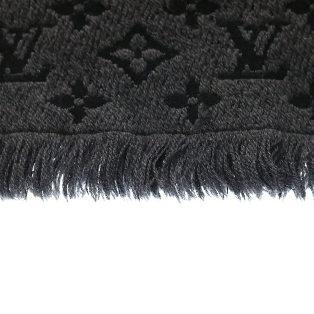 LOUIS VUITTON(ルイヴィトン) エシャルプ モノグラム クラシックマフラー ストール グレー/ブラック M78526 IS1221