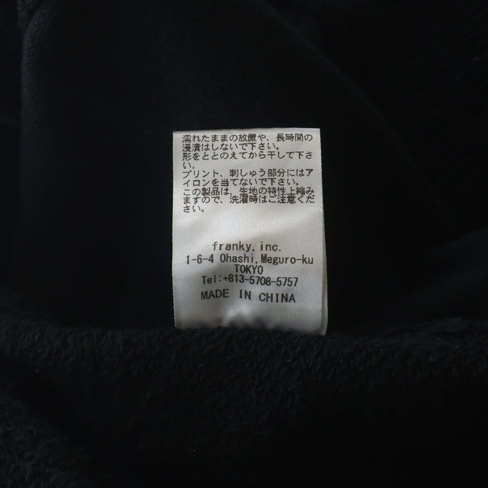 WIND AND SEA(ウィンダンシー) 22AW ×NBA エヌビーエー ロゴエンブロイダリー クルーネックスウェット トレーナー ブラック 22AWWS001