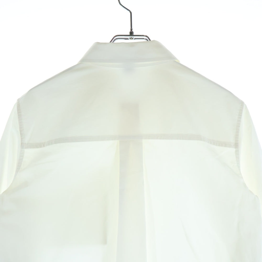 LOUIS VUITTON(ルイヴィトン) 18SS ボーダーカフス レーヨン混 長袖シャツ ホワイト RW181A FQN FEBL73
