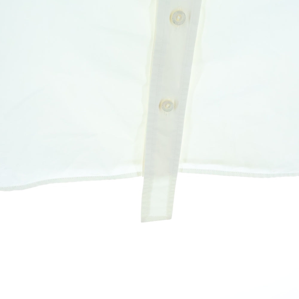LOUIS VUITTON(ルイヴィトン) 18SS ボーダーカフス レーヨン混 長袖シャツ ホワイト RW181A FQN FEBL73