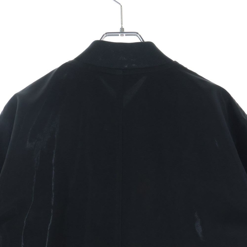 BLACK COMME des GARCONS(ブラックコムデギャルソン) 22SS AD2021 トリアセテート ロングコート ブラック 1I-C002