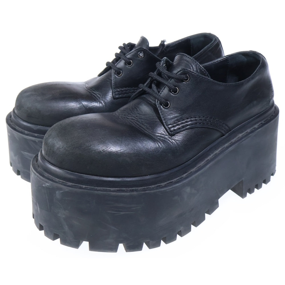 BALENCIAGA(バレンシアガ) 25SS WMNS STRIKE PRATFORM DARBY ウィメンズ プラットフォーム ダービー 厚底ローカットスニーカー レディース ブラック 820930