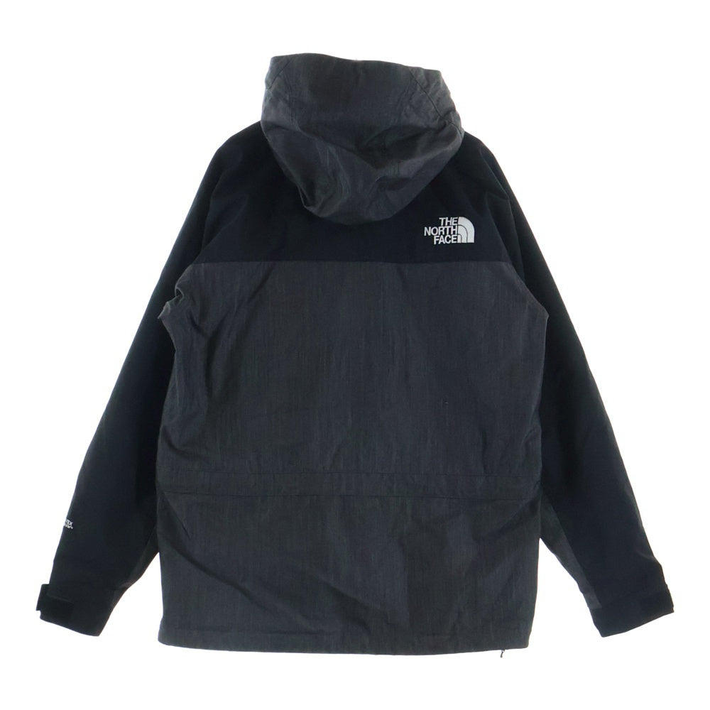 THE NORTH FACE(ザノースフェイス) MOUNTAIN LIGHT DENIM JACKET GORE-TEX マウンテンライト ゴアテックス デニム フーデッドナイロンジャケット グレー NP12032