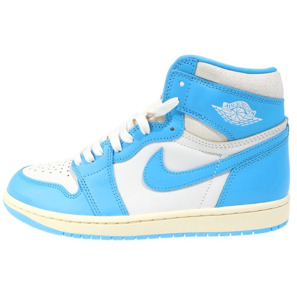 NIKE(ナイキ) AIR JORDAN 1 RETRO HIGH OG UNC REIMAGINED エアジョーダン 1 レトロ リイマジンド ハイカットスニーカー ホワイト/ライトブルー US8.5/26.5cm DZ5485-402