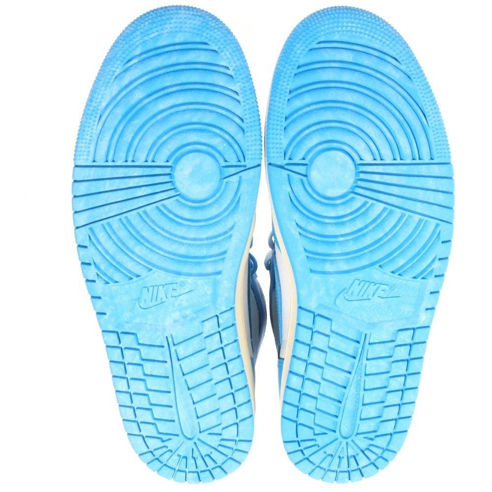 NIKE(ナイキ) AIR JORDAN 1 RETRO HIGH OG UNC REIMAGINED エアジョーダン 1 レトロ リイマジンド ハイカットスニーカー ホワイト/ライトブルー US8.5/26.5cm DZ5485-402