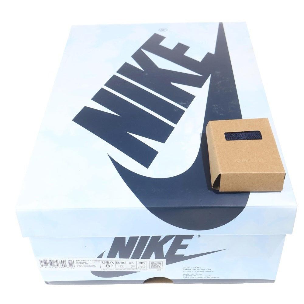 NIKE(ナイキ) AIR JORDAN 1 RETRO HIGH OG DENIM エアジョーダン1 レトロ デニム ハイカットスニーカー ブルー/ホワイト US8.5/26.5cm FQ2947-100
