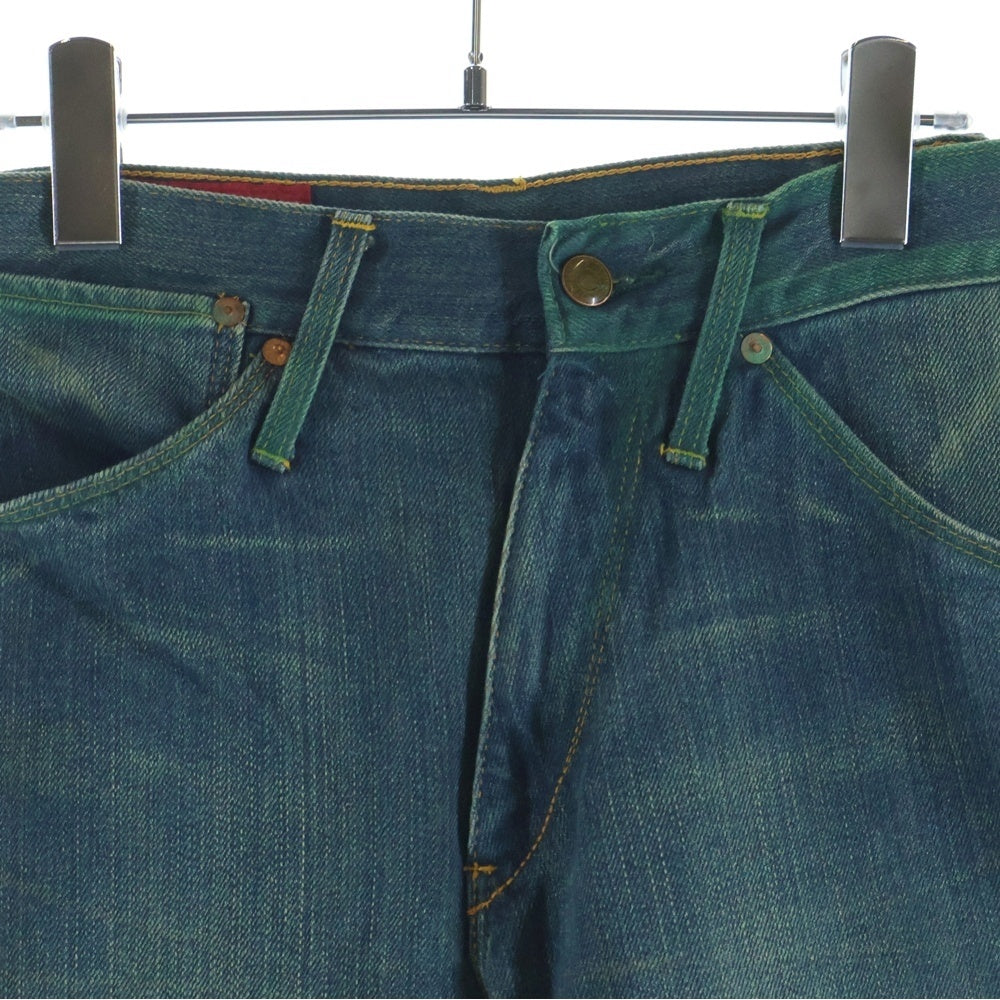 Levi's RED(リーバイス レッド) 00S VINTAGE ヴィンテージ 立体裁断 イタリア製 チェーン付 ジップフライフレアデニムパンツ インディゴ 02201.1150