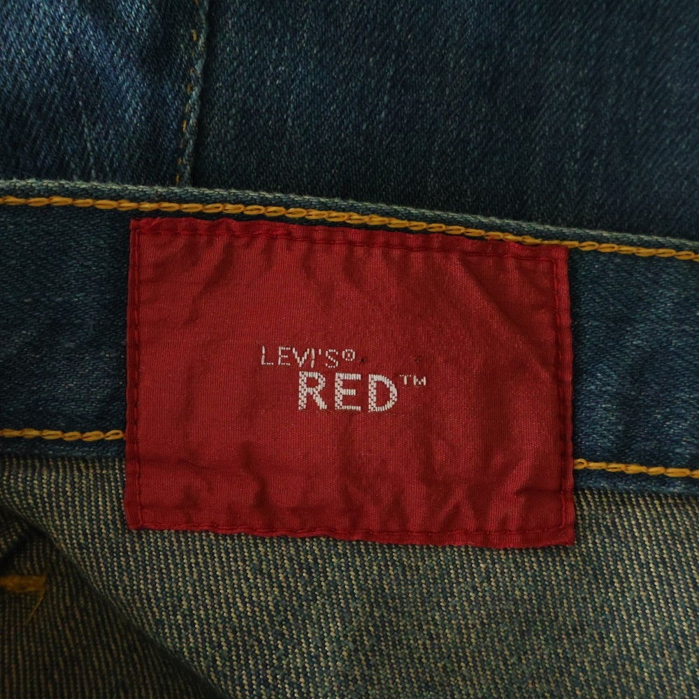 Levi's RED(リーバイス レッド) 00S VINTAGE ヴィンテージ 立体裁断 イタリア製 チェーン付 ジップフライフレアデニムパンツ インディゴ 02201.1150