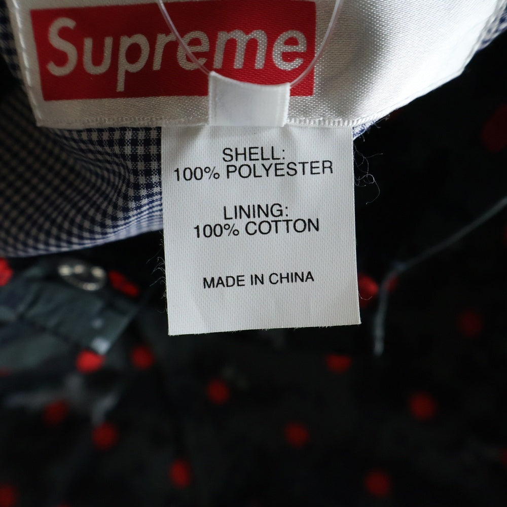 SUPREME(シュプリーム) 13SS ×COMME des GARCONS SHIRT Digi Camo Coach Jacket デジタルカモ ドット柄 ナイロン コーチジャケット ブラック/レッド