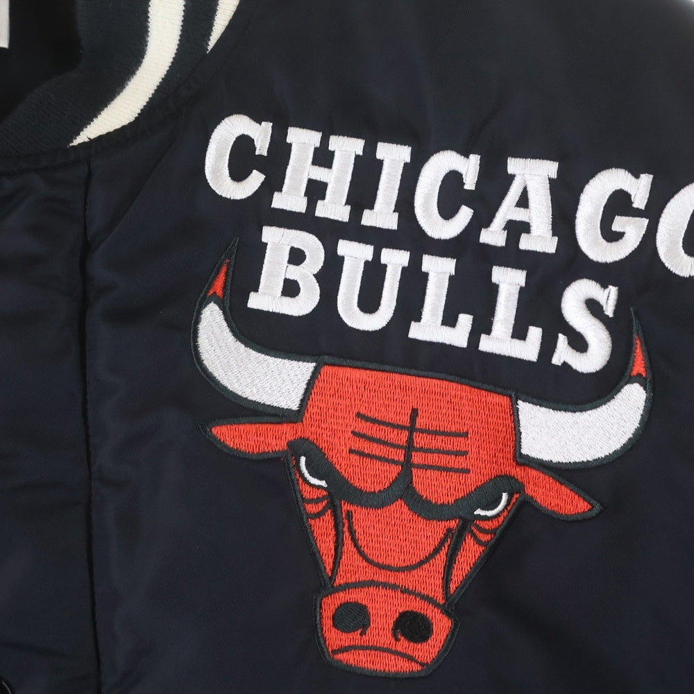 SUPREME(シュプリーム) 18SS ×NIKE ×NBA Teams Warm Up Jacket ナイキ エヌビーエー チーム ウォームアップジャケット スタジャン ブルゾン ブラック AO3631-010