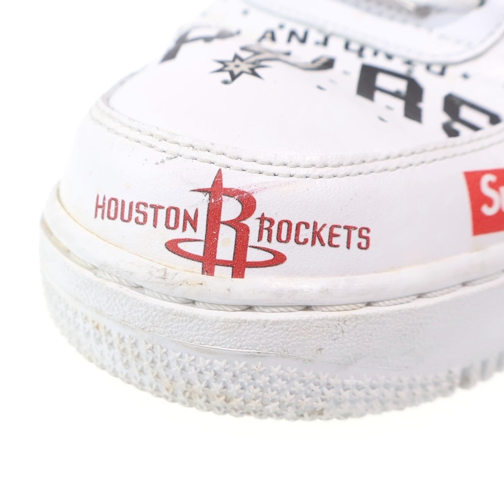 NIKE(ナイキ) ×SUPREME ×NBA AIR FORCE 1 MID 07 シュプリーム エヌビーエー エアフォース1 チーム ミッドカットスニーカー ホワイト US9.5/27.5cm AQ8017-100