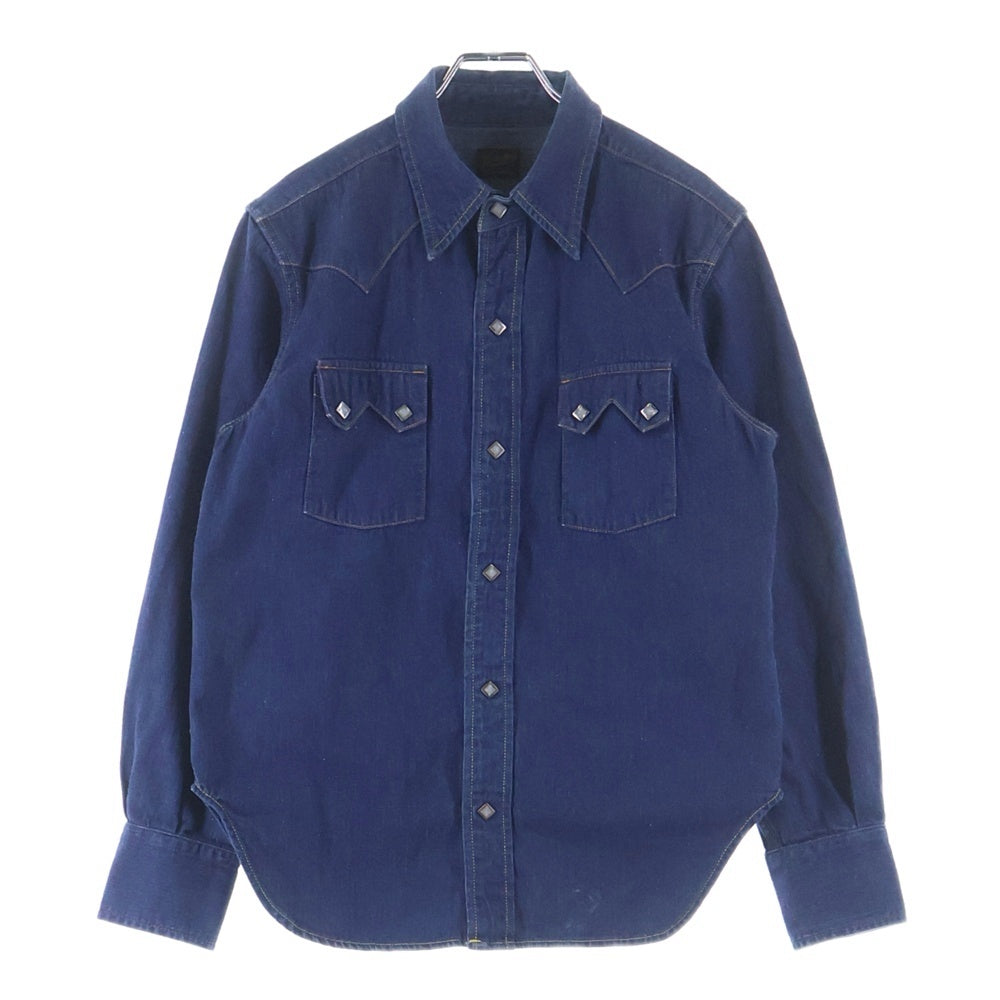 TENDERLOIN(テンダーロイン) T-WESTERN DENIM SHT 長袖ウエスタンデニムシャツ インディゴ