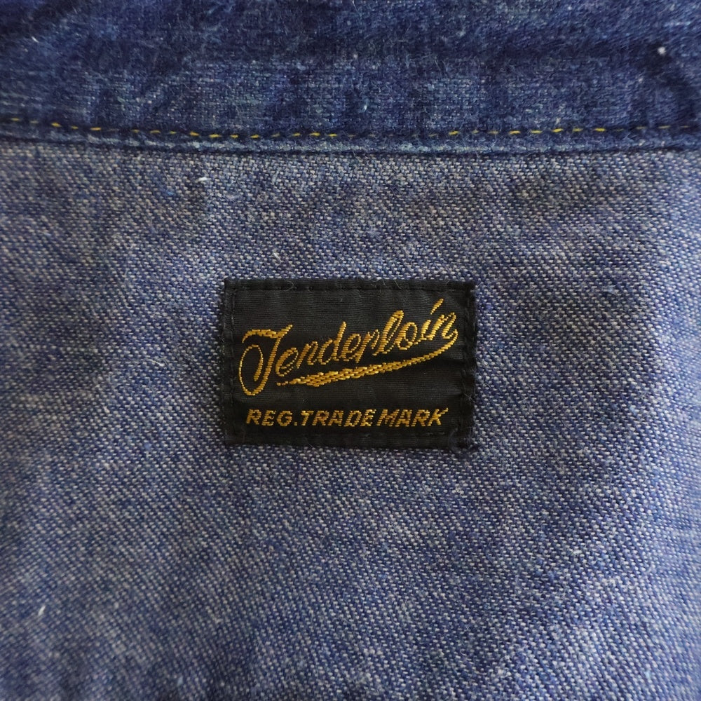 TENDERLOIN(テンダーロイン) T-WESTERN DENIM SHT 長袖ウエスタンデニムシャツ インディゴ