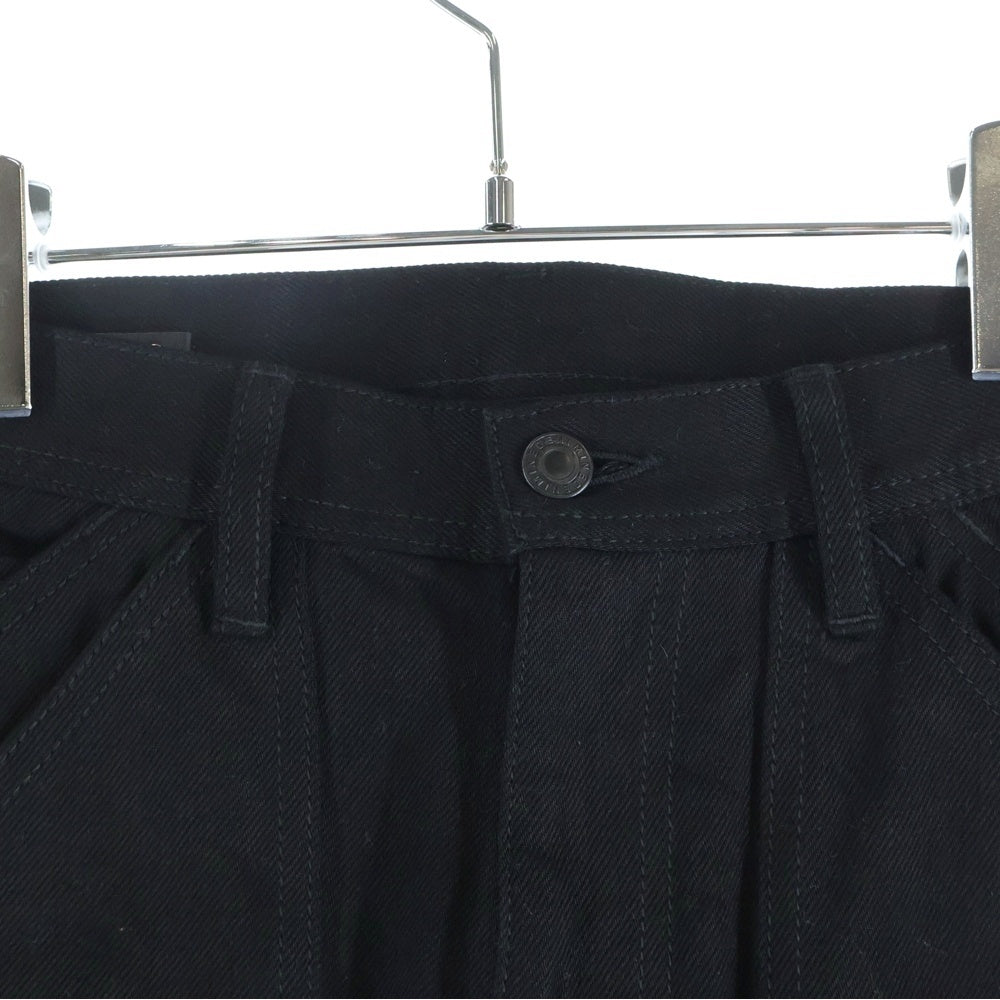 MINEDENIM(マインデニム) 24AW DOULE KNEE DENIM WORK PS RGD ダブルニー デニムワークパンツ ブラック 2411-7001-90-302