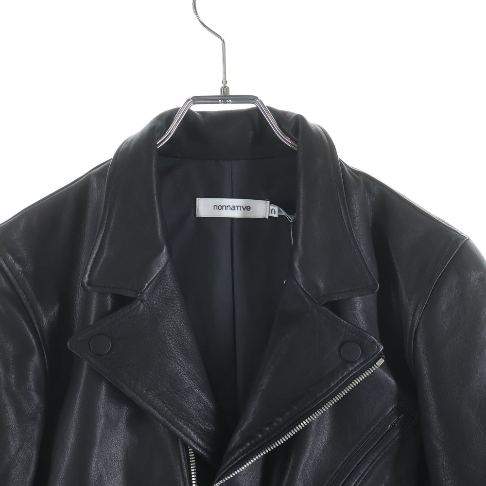 nonnative(ノンネイティブ) 15AW RIDER BLOUSON COW LEATHER カウレザー ダブルライダースジャケット ブラック NN-J2816