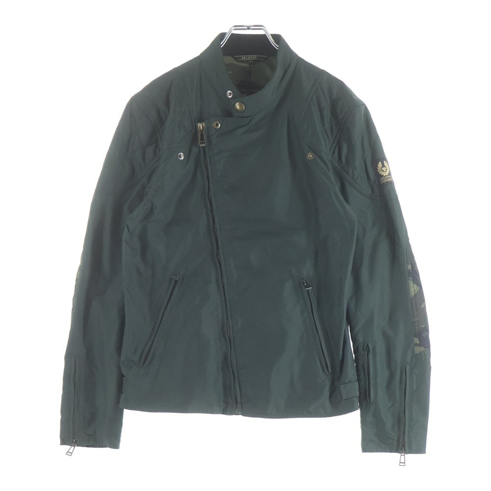 BELSTAFF(ベルスタッフ) ×SOPHNET ソフネット ナイロン ダブルライダースジャケット カーキ PROD-2016-1635-1