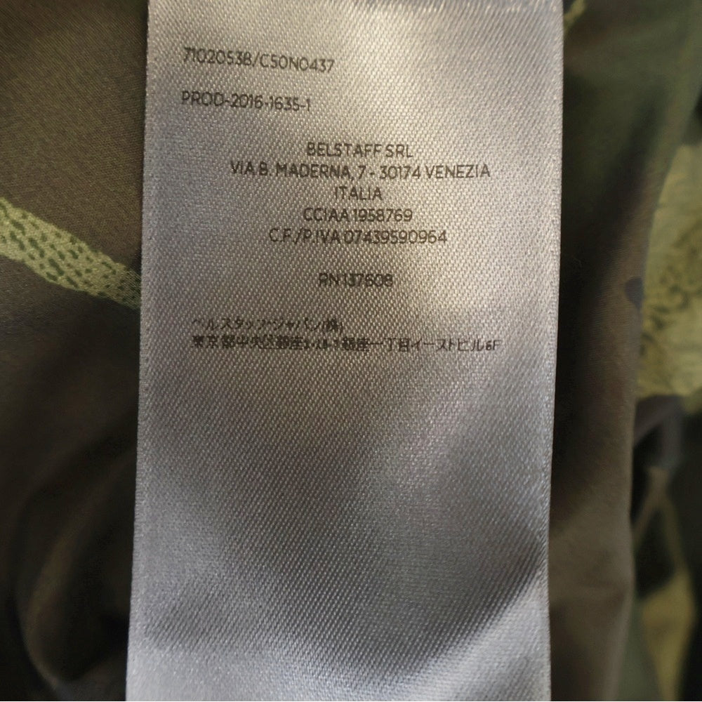 BELSTAFF(ベルスタッフ) ×SOPHNET ソフネット ナイロン ダブルライダースジャケット カーキ PROD-2016-1635-1