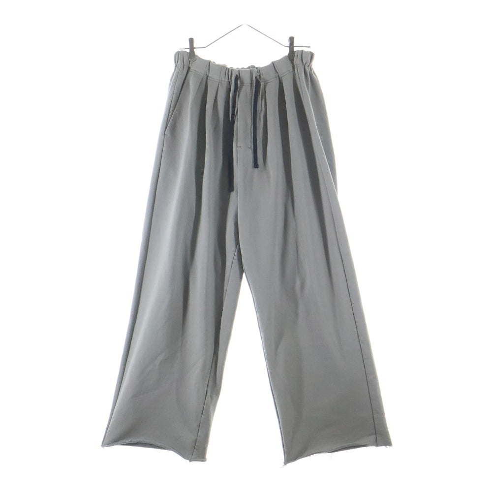 ANCELLM(アンセルム) TUCK SWEAT PANTS タックワイド スウェットパンツ グレー ANC-PT89