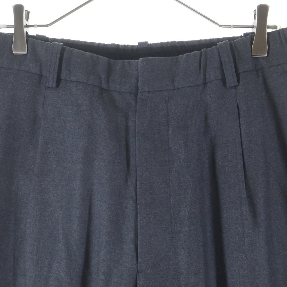 GOLDWIN(ゴールドウィン) LORO PIANA ONE TUCK WOOL RELAX PANTS ロロピアーナ ワンタック ウール リラックスパンツ グレー GL74356