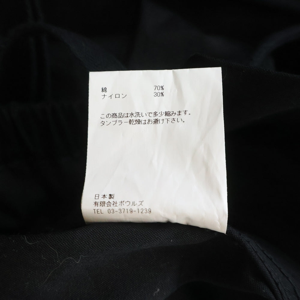 HYKE(ハイク) N/C TYPE M-51 SHELL PANTS ナイロンコットン M-51タイプ カーゴ トラウザーパンツ ブラック 13305