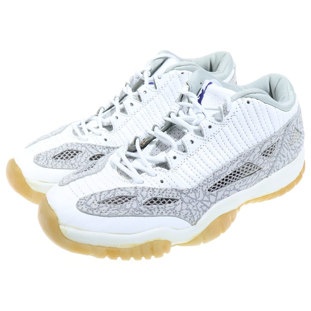 NIKE(ナイキ) 【観賞用1996年製】 AIR JORDAN 11 LOW RETRO IE OG COBALT エアジョーダン11 レトロ IE OG コバルト ローカットスニーカー ホワイト US9/27cm 130270-101