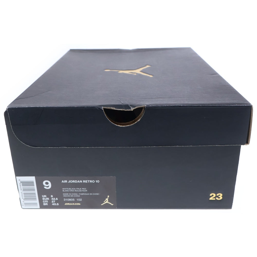 NIKE(ナイキ) 【観賞用2014年製】 AIR JORDAN 10 RETRO DOUBLE NICKEL エアジョーダン 10 レトロ ダブルニッケル ミッドカットスニーカー US9/27cm 310805-102