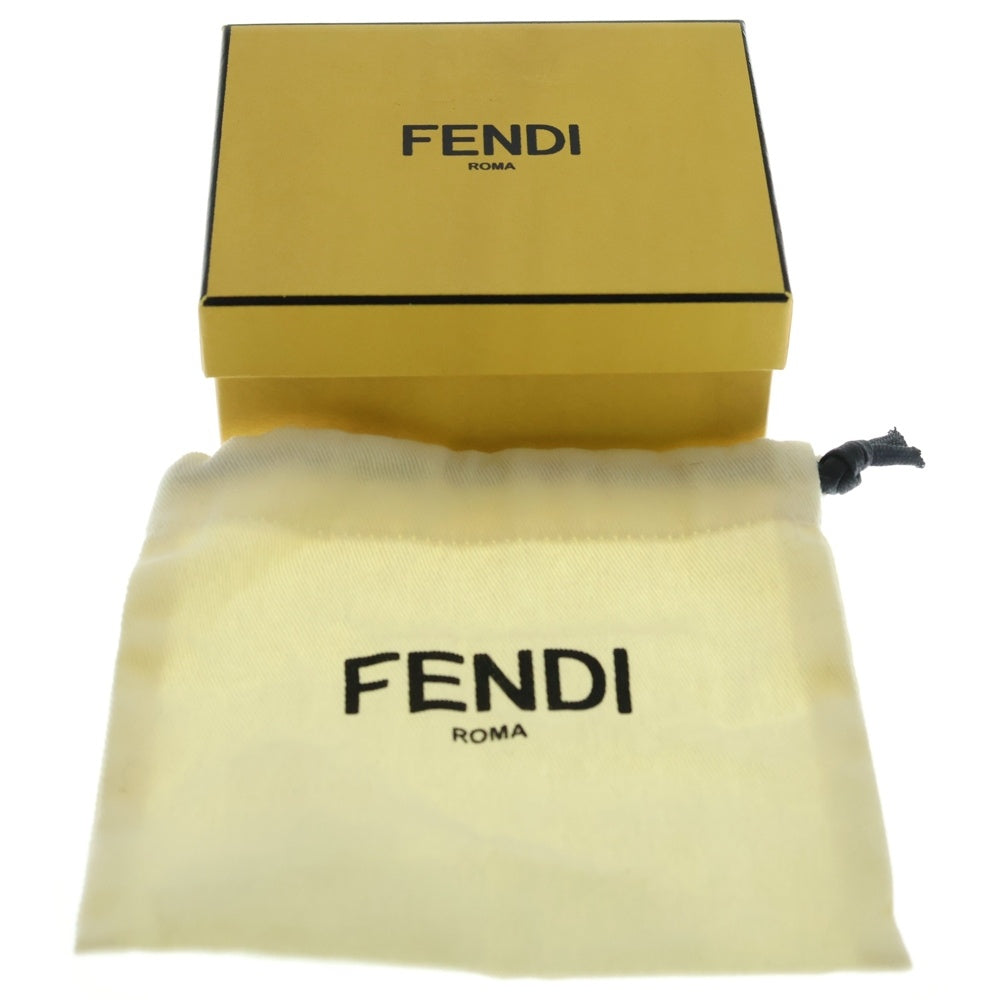 FENDI(フェンディ) イタリア製 ギンガムチェック AirPods用ケース イエロー レディース
