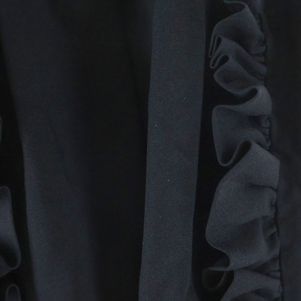 COMME des GARCONS(コムデギャルソン) フリルデザイン ミディ丈 ボリュームスカート レディース ブラック GS-S003