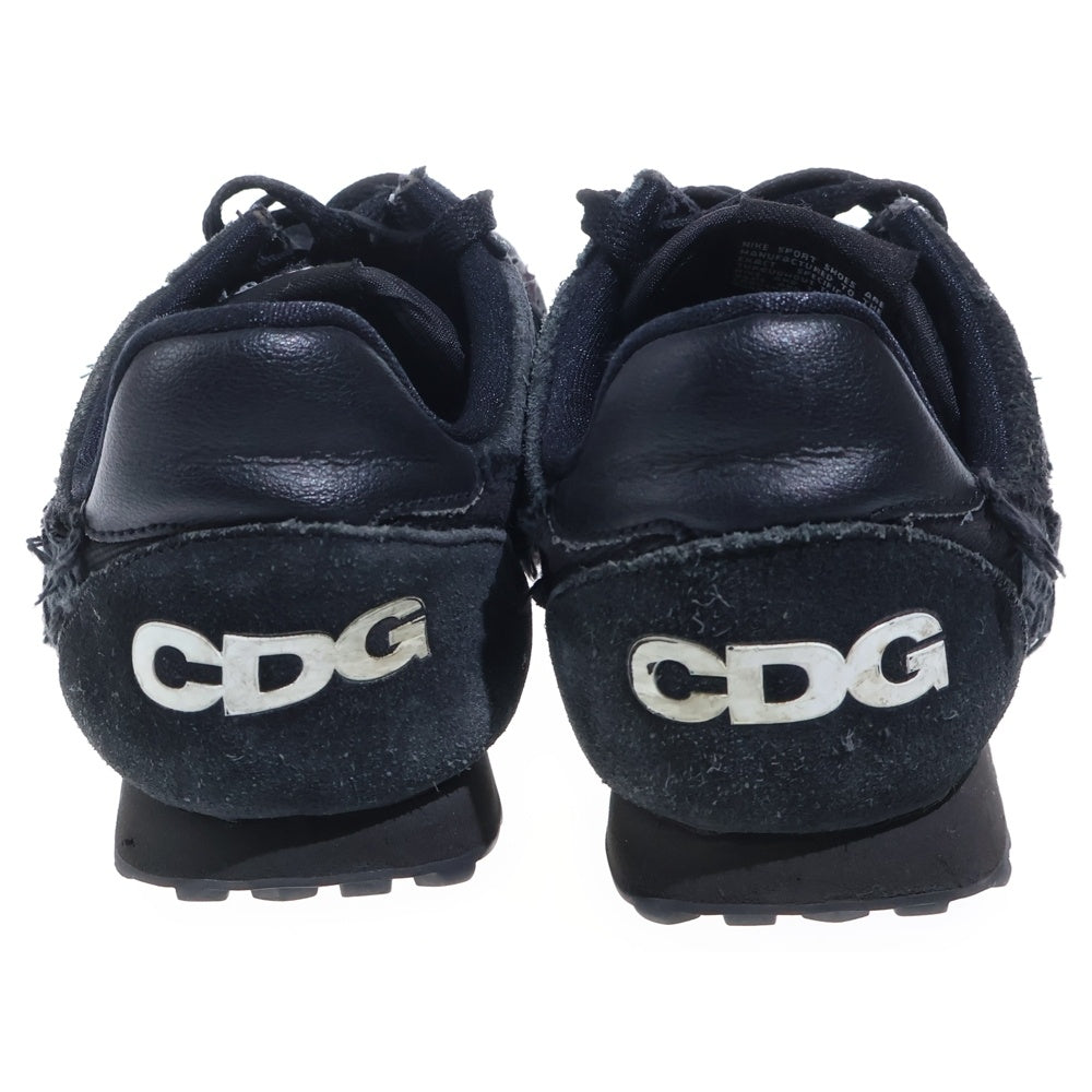 NIKE(ナイキ) ×BLACK COMME des GARCONS WAFFLE RACER/CDG ブラックコムデギャルソン ワッフルレーサー ローカットスニーカー ブラック US10/28cm CU9080-002
