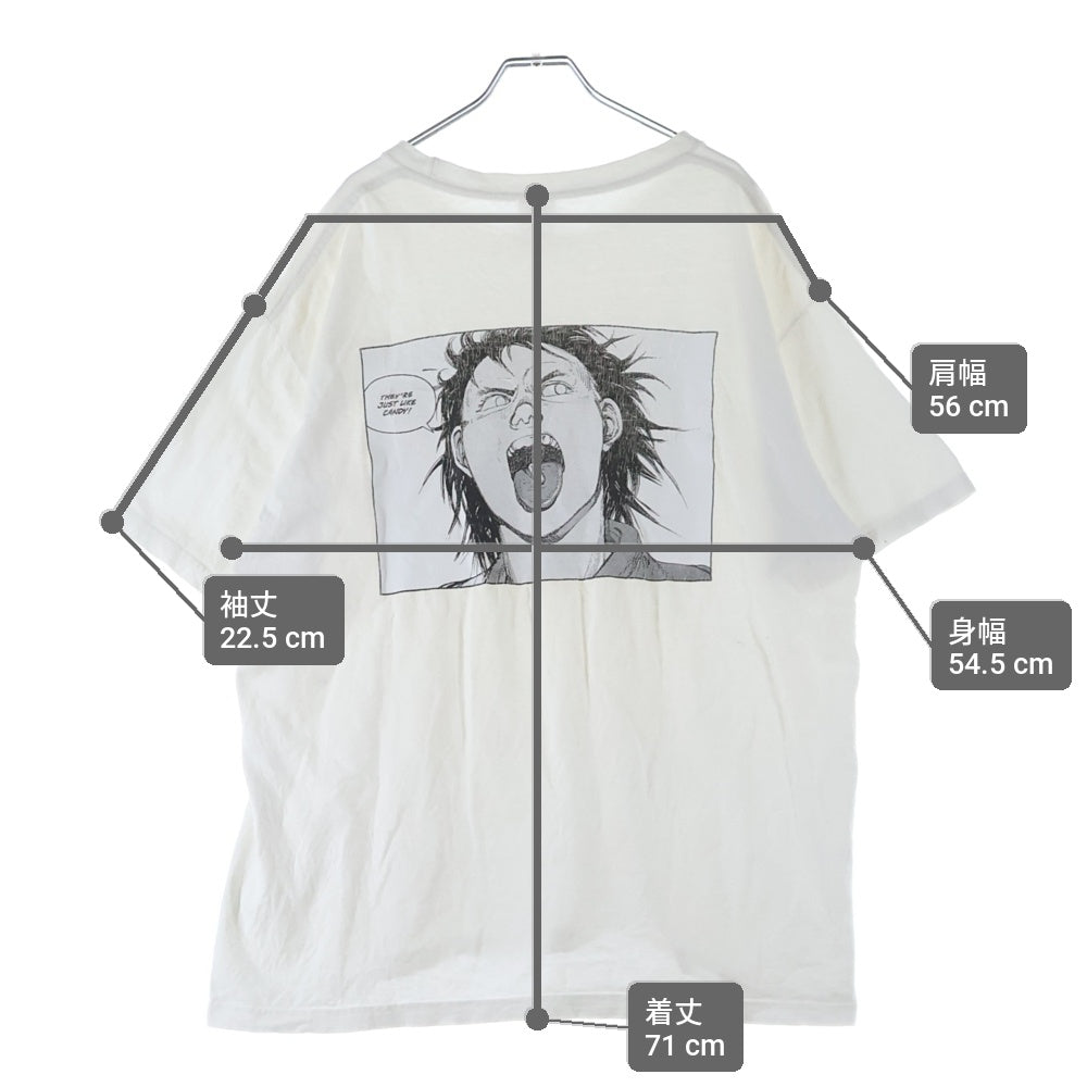 SUPREME(シュプリーム) 17AW ×AKIRA Pill Tee アキラ ピル 両面プリント クルーネック半袖Tシャツ カットソー ホワイト
