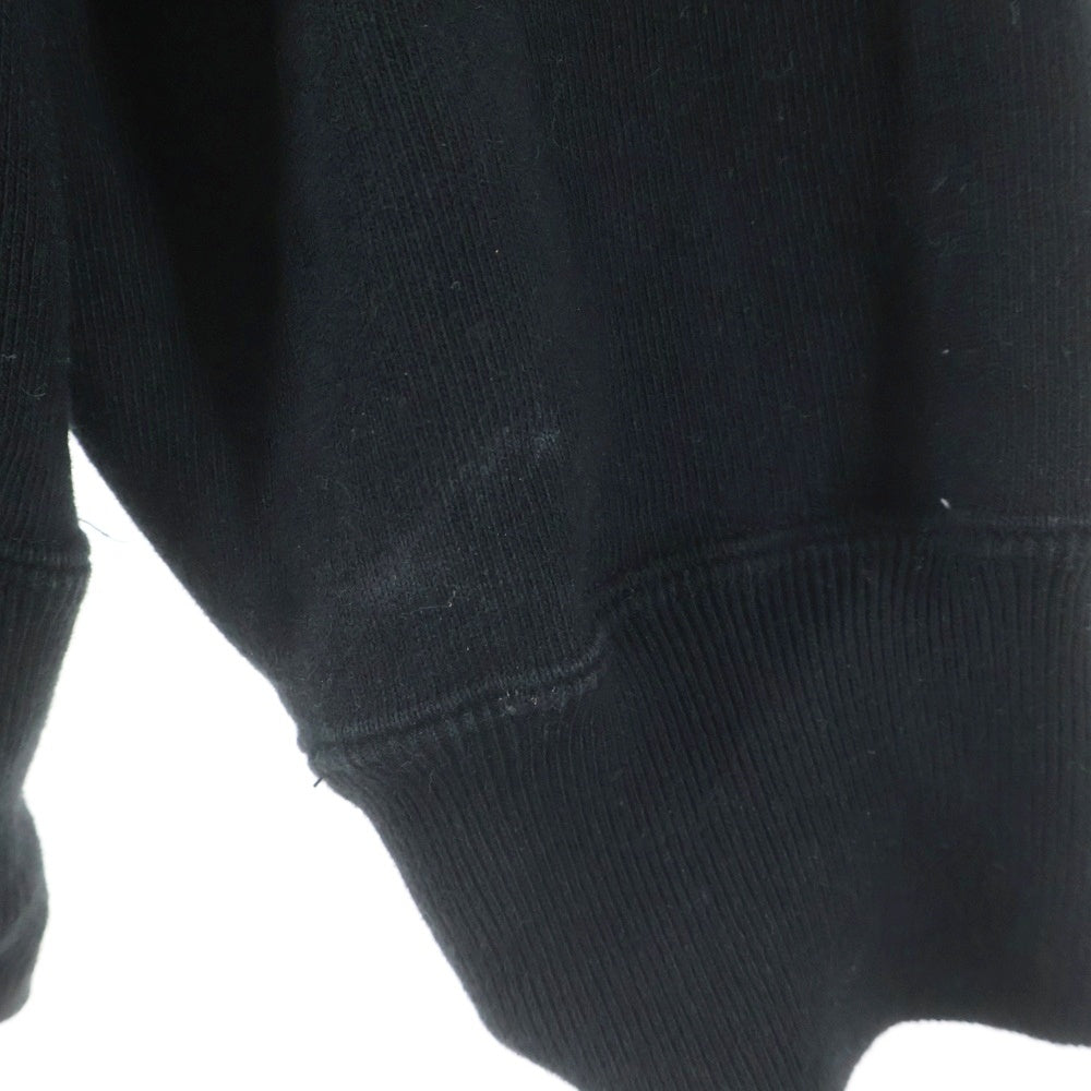 WTAPS(ダブルタップス) 23SS DESIGN 02 HOODY COTTON DSQG フロントロゴ刺繍 プルオーバースウェットパーカー フーディー ブラック 231ATDT-CSM09
