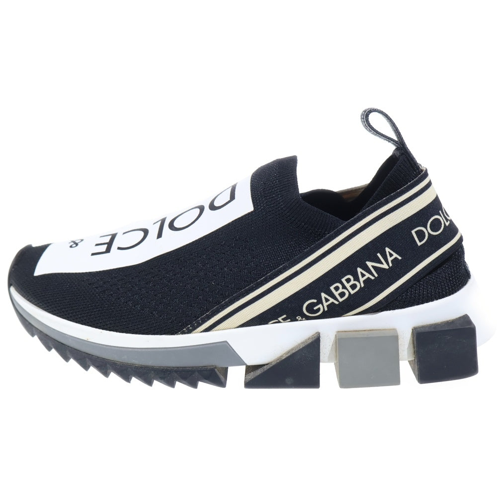 DOLCE & GABBANA(ドルチェアンドガッバーナ) ソレント シャークソール スリッポン ローカットスニーカー レディース ブラック