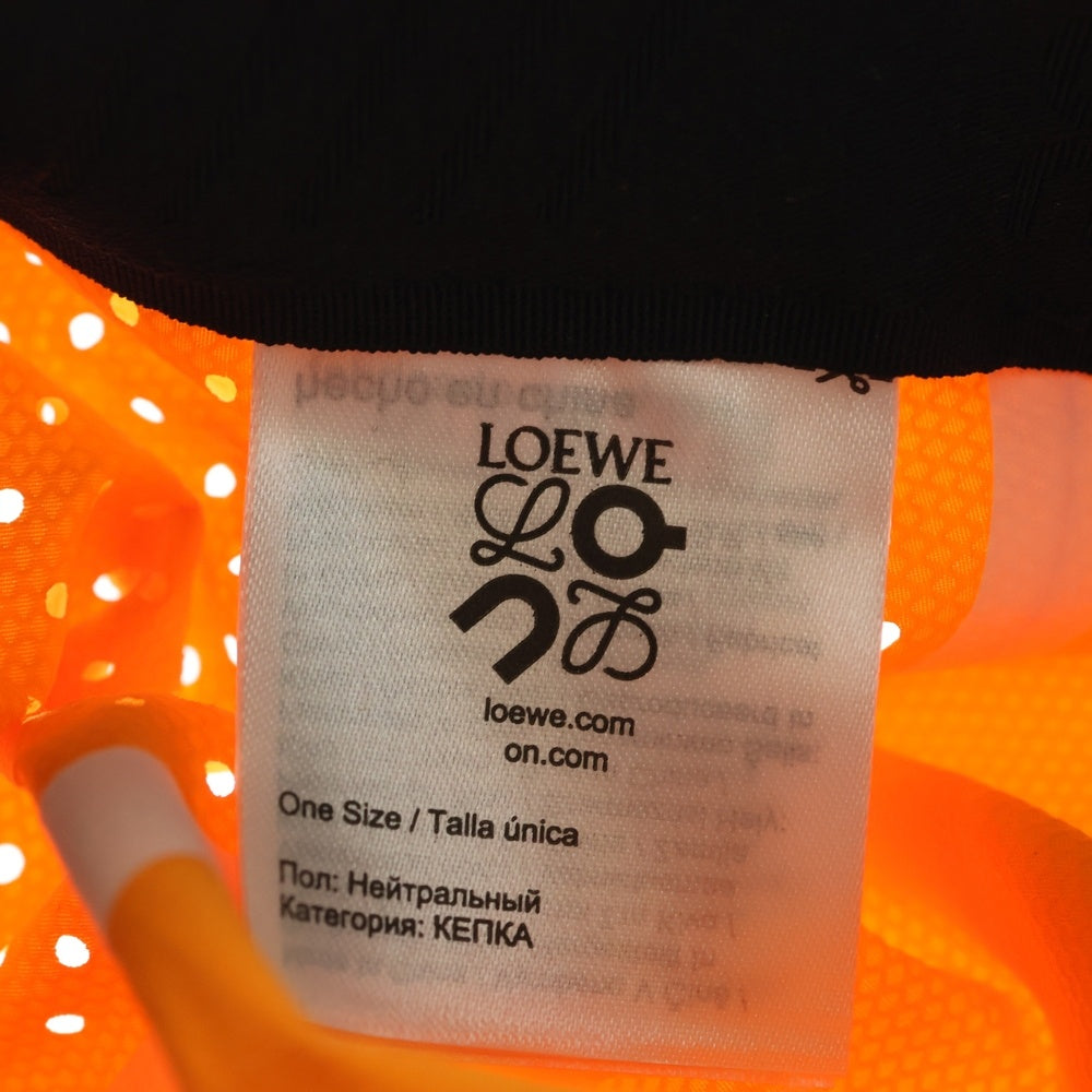 LOEWE(ロエベ) 24SS ×ON TECHNICAL SHELL CAP テクニカルシェルキャップ オレンジ H929Y10X01