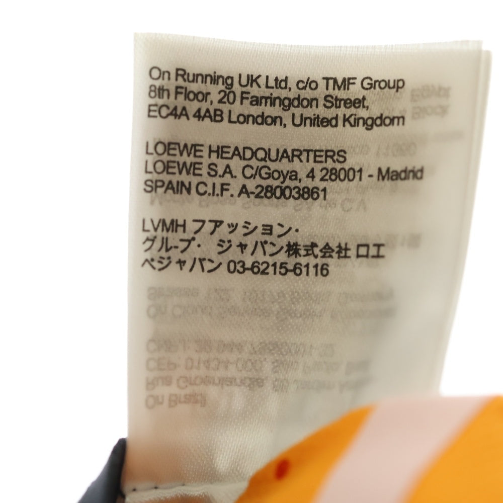 LOEWE(ロエベ) 24SS ×ON TECHNICAL SHELL CAP テクニカルシェルキャップ オレンジ H929Y10X01
