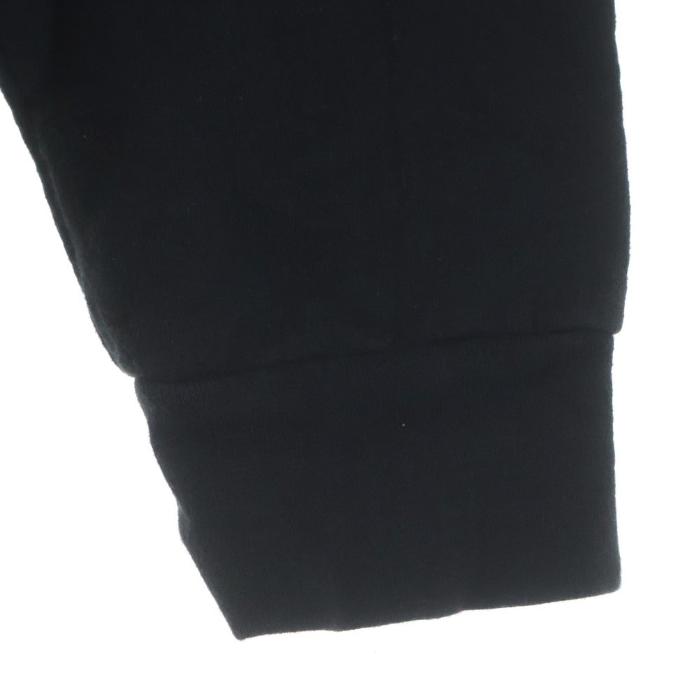 CHROME HEARTS(クロムハーツ) VERTICAL LOGO HOODIE バーティカルロゴ アームロゴプリント スウェット プルオーバーパーカー ブラック